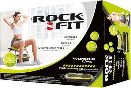WONDER CORE |ROCK N FIT| La plateforme vibrante avec siège intégré